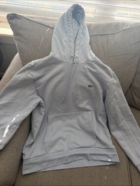 Lacoste Men's Pale Blue Pullover Hoodie
